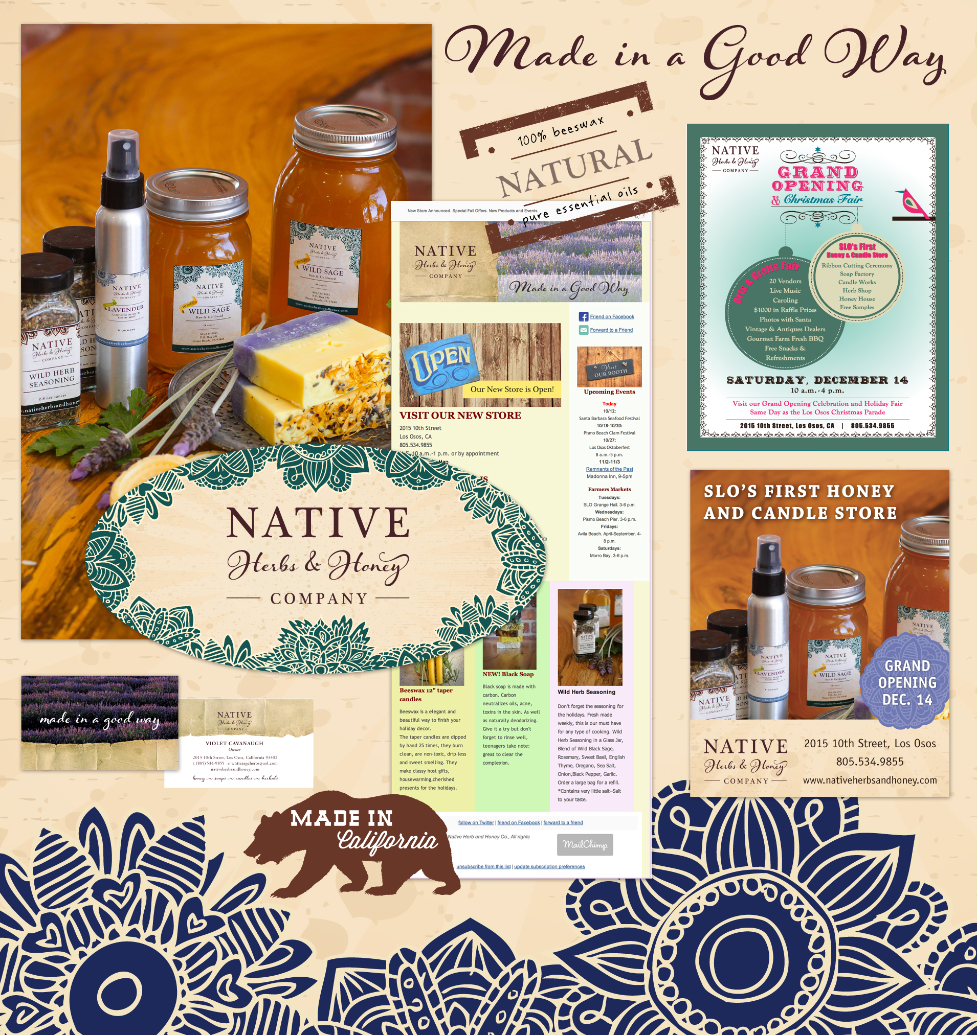 Native Herbs and Honey Work